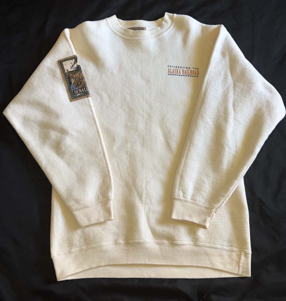 Vintage S.D.I. Celebrating The Alaska Railroad Denali Crewneck Sweatshirt